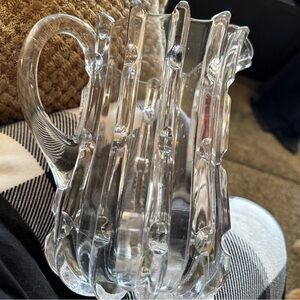 EAPG Imperial/Columbia Glass Broken Column Pitcher Antique Vintage Jug Heavy